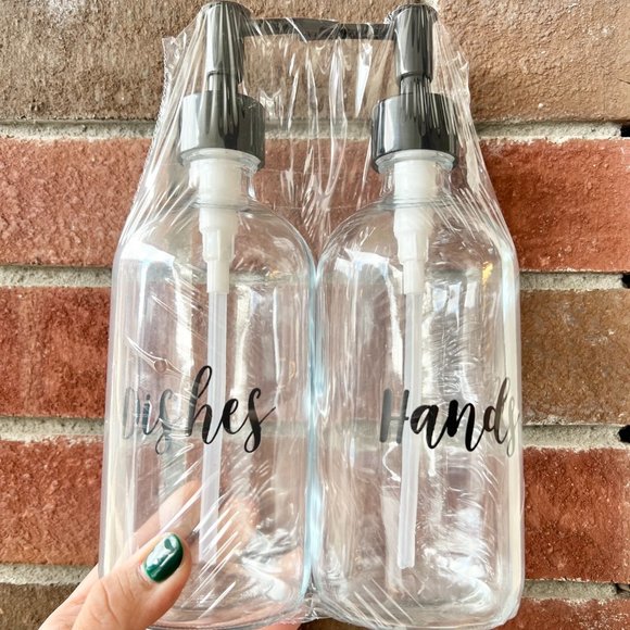 Target Bath Bullseye Playground Clear Soap Dispensers 2 Ct Poshmark